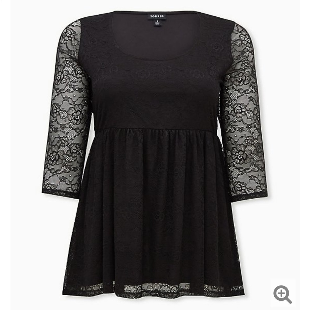 ✨ TORRID BABYDOLL LACE TOP ✨
